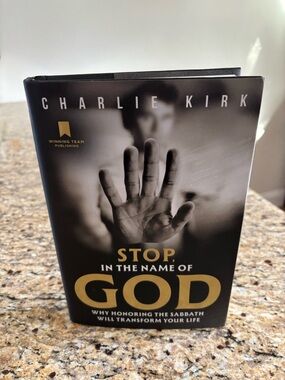 BRAND NEW Charlie Kirk book - Stop in The Name of God